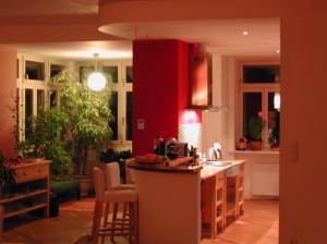 Küche und Eingangsbereich